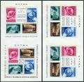 Argentina 467-468 a, b pair sheets mlh