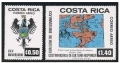 Costa Rica C700-C701 mnh-