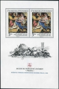 Czechoslovakia 2715-2716 ab sheets