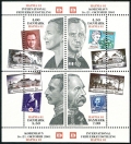 Denmark 1213a- strip, 1213b sheet