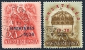 Hungary 535-536 used