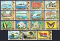 Kiribati 327-340A, 327a-340c