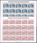 Liechtenstein 636-637 sheets