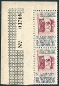 Mexico 836 plate pair