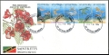 St Kitts 372 ae strip FDC