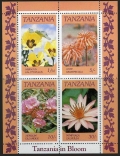 Tanzania 315-318, 318a sheet