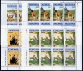 Tanzania 319-322 sheets