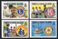 Turks and Caicos 452-455, 456